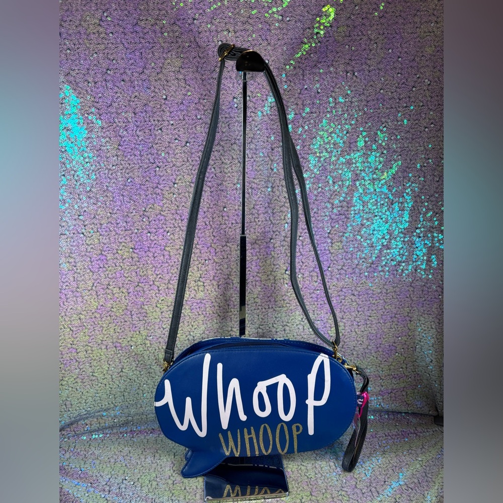 Blue Whoop Crossbody Bag